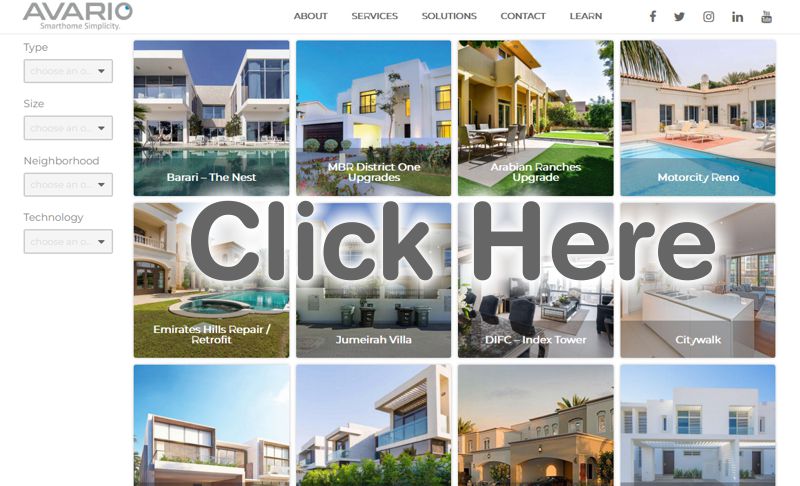 Dubai Smart Home Lifestyle - image Click-to-view-portfolio on https://avario.ae